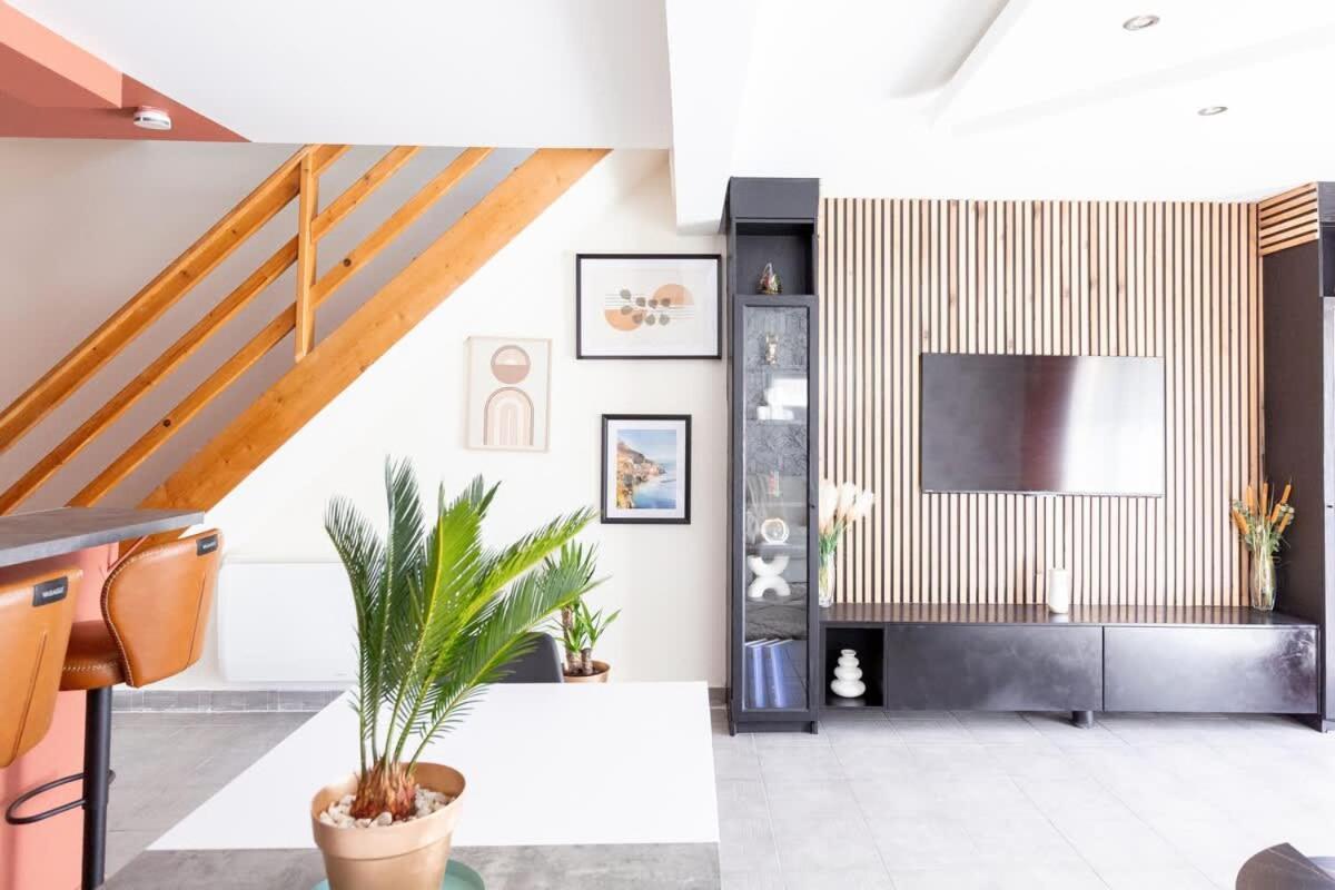 Loft Moderne Et Cosy Proche Des Villes Et Plages Demouville Extérieur photo